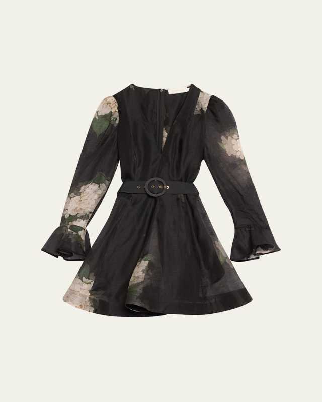 Balance Long-Sleeve Mini Dress